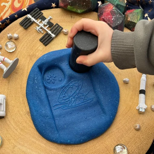 Play Dough Rollers & Stamp Set (Space)