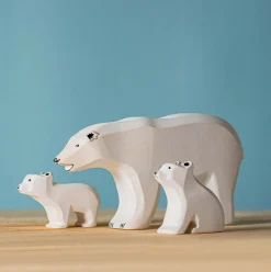 Polar Bear Family (Set of 3)
