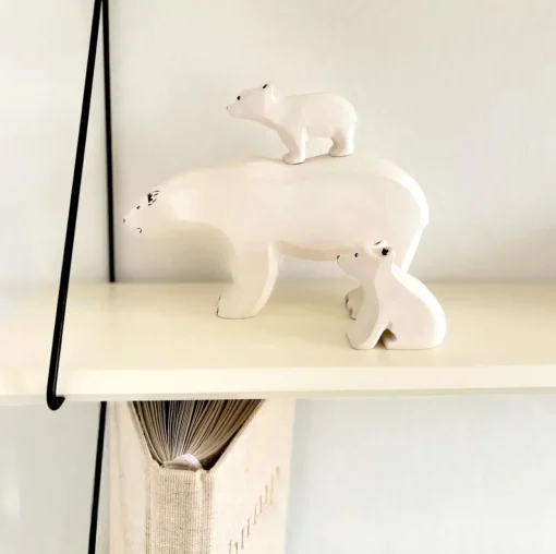 Polar Bear Family (Set of 3)