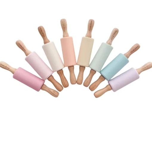 Premium Silicone Rolling Pin (Made in Canada) - Sky Blue