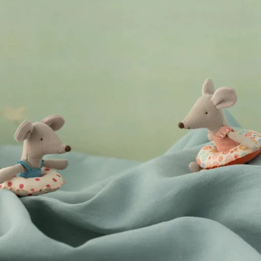 PRE-ORDER Maileg Beach Mouse with Float - Red Dot (Little Sister)
