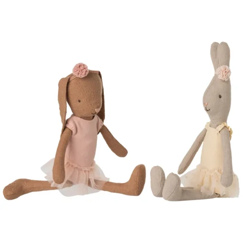 PRE-ORDER Maileg Brown Bunny - Rose Ballet Suit and Skirt (SIZE 1)