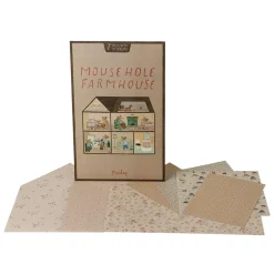 PRE-ORDER Maileg Wallpaper - Mouse Hole Farmhouse