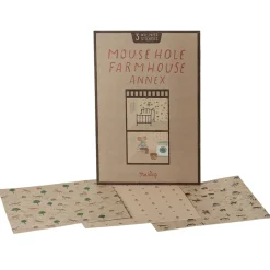 PRE-ORDER Maileg Wallpaper - Mouse Hole Farmhouse (Annex)