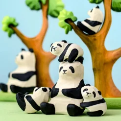 PRE-ORDER Panda Bears Family (Set of 3)