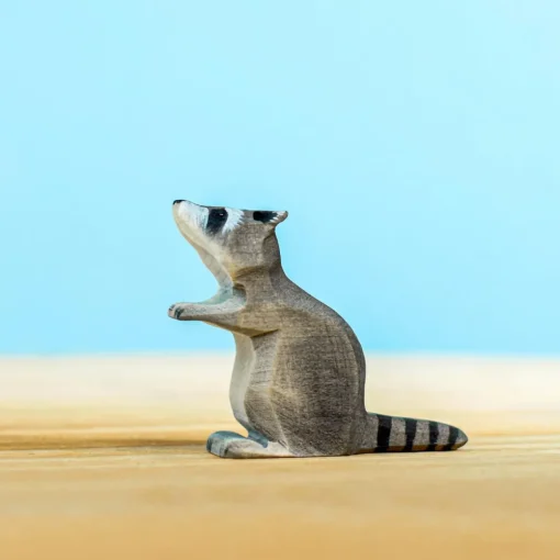 Raccoon Family and Tree Set | Wooden Toy