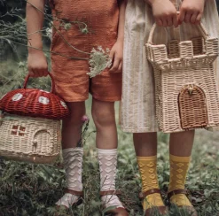 Rattan Castle Bag