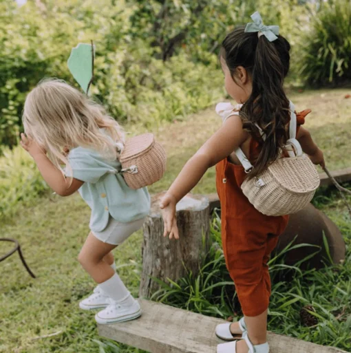 Rattan Mini Chari Bag (Straw)