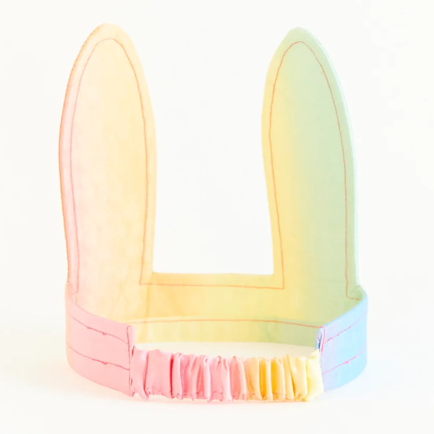 Silk Bunny Ears (Soft Rainbow)