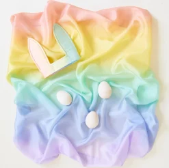 Silk Bunny Ears (Soft Rainbow)