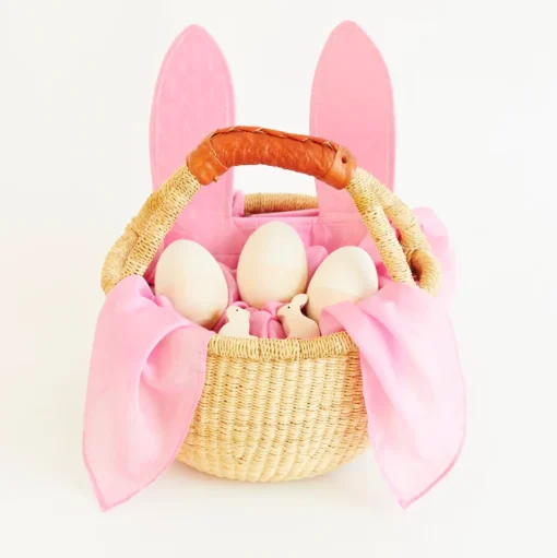 Silk Bunny Ears (Strawberry Moon)
