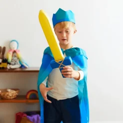 Silk Covered Toy Sword (Red & Yellow)