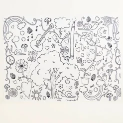 Silk Doodle Colouring Seek & Find Playsilk and Markers Set