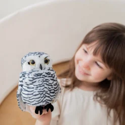 Small Snowy Owl Hand Puppet
