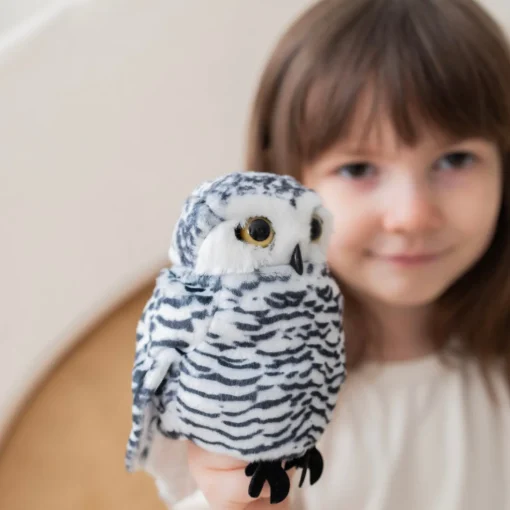 Small Snowy Owl Hand Puppet