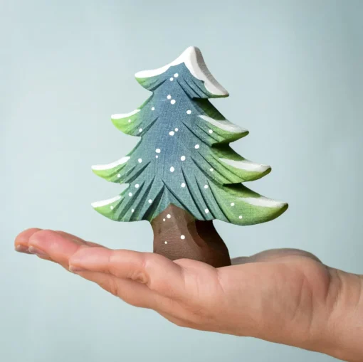 Snowy Fir Tree Set
