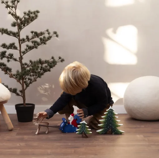 Snowy Fir Tree Set