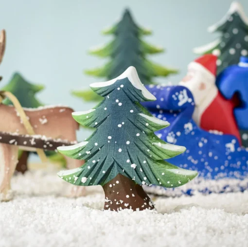 Snowy Fir Tree Set