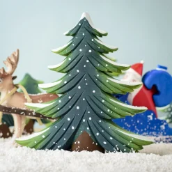 Snowy Fir Tree Set