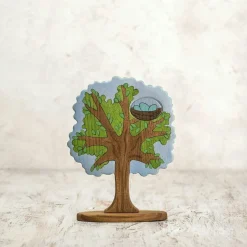 Spring Tree with Baby Birds and Flowers | Wooden Toy