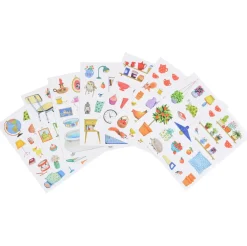 Sticker and Colouring Book (Big Family)