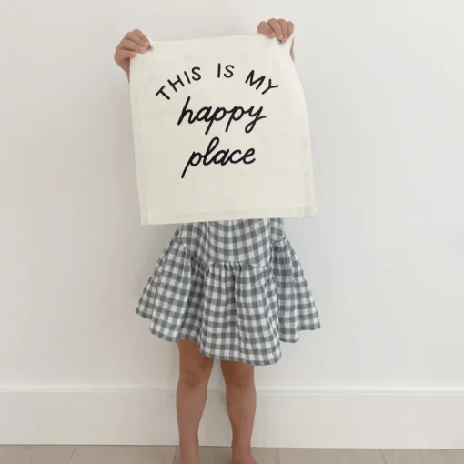 This is my Happy Place Canvas Banner