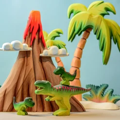 Volcano, Clouds & Lava | Wooden Toy