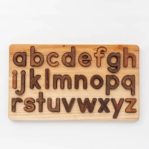 Wooden Alphabet Puzzle (Lowercase)