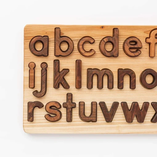 Wooden Alphabet Puzzle (Lowercase)