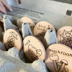 Wooden Forest Scavenger Hunt Discs (Set of 24)