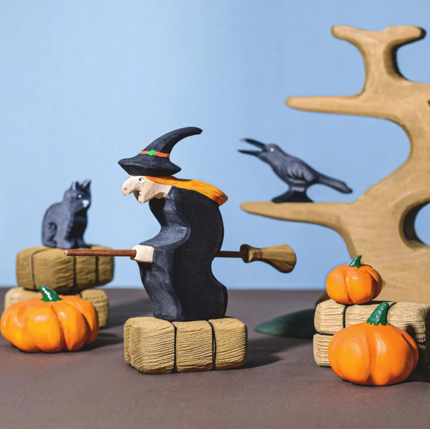 Wooden Hay Bales (Set of 4)