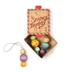 Wooden Ornament (Snowy Buddy)